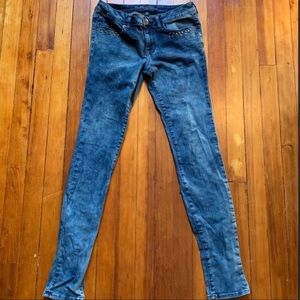 Bullhead Black Jeans with Studded Pockets